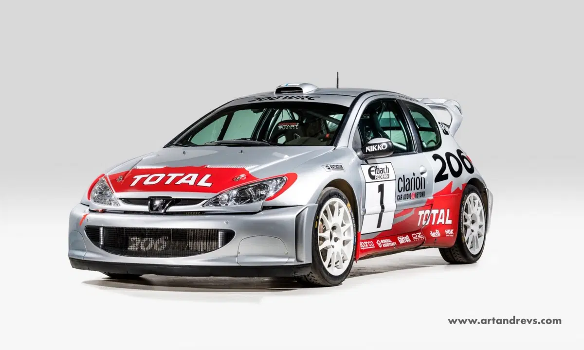 Peugeot 206 WRC, in vendita una ex Gronholm (9)