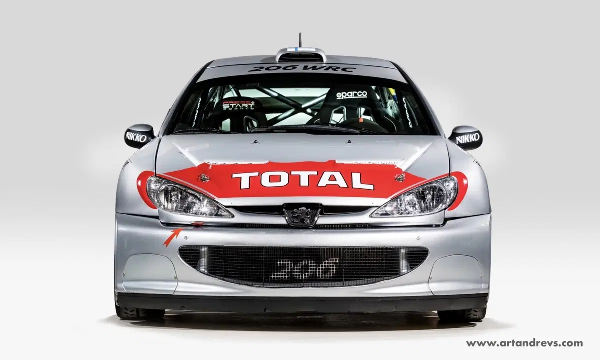Peugeot 206 WRC, in vendita una ex Gronholm (12)