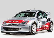 Peugeot 206 WRC, in vendita una ex Gronholm