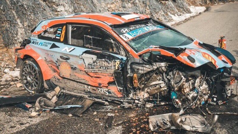 WRC 2020, Rally Montecarlo: grave incidente per Tanak, costretto al ritiro [Video]