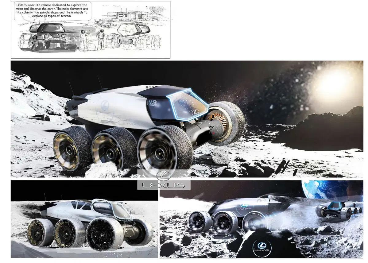 Lexus immagina la mobilità sulla Luna con una serie di veicoli (7)
