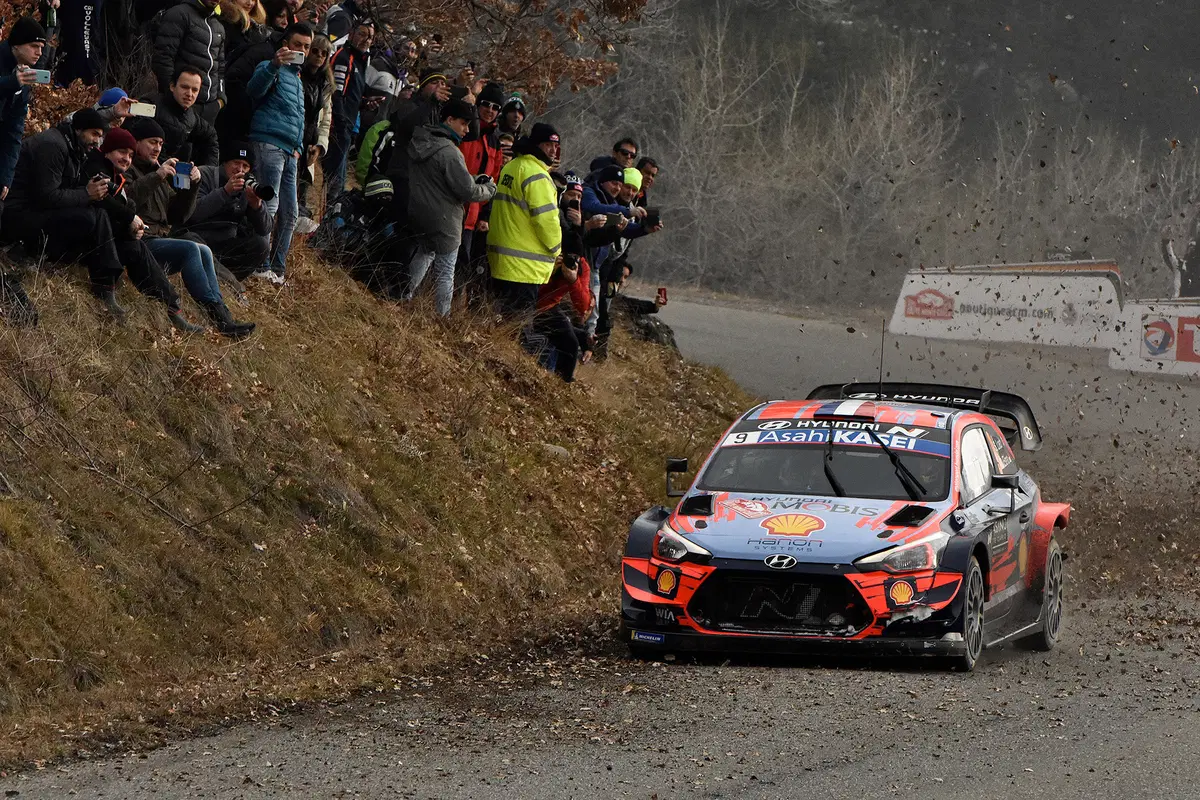 WRC20. Monte-Carlo D-3. Faccenda a 3: Evans, Ogier, Neuville (16)