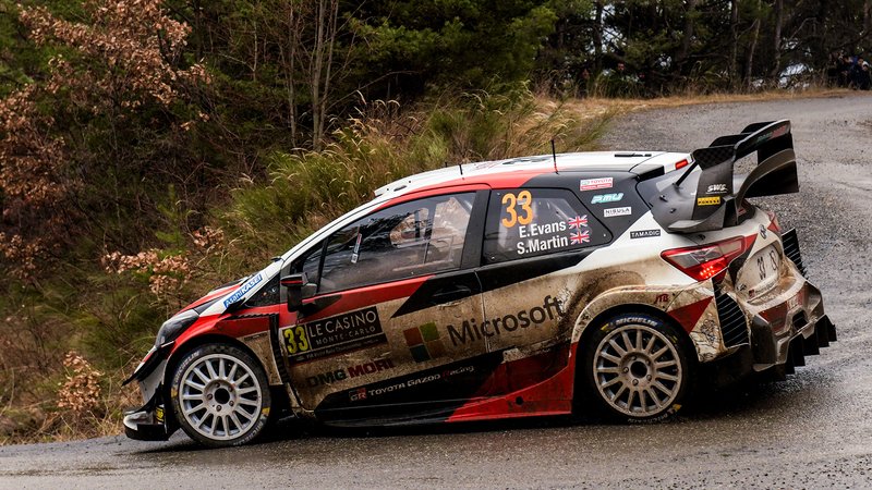 WRC20. Monte-Carlo D-3. Faccenda a 3: Evans, Ogier, Neuville