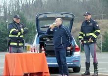 Miki Biasion “cavia” in un test sull’alcol alla guida: il crono è impietoso [Video]