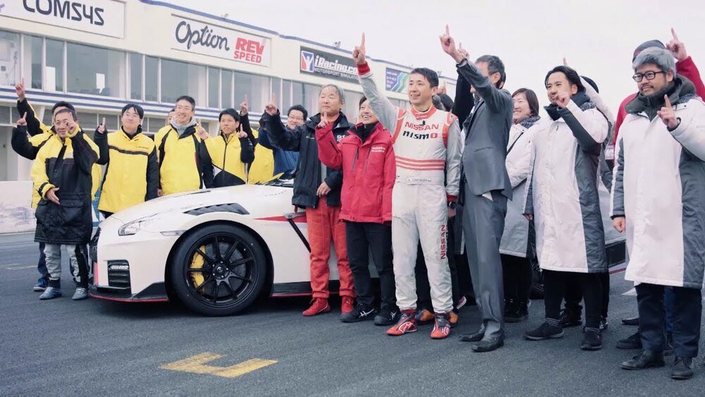 Il Team Nissan con cui la GT-R Nismo ha stabilito il record