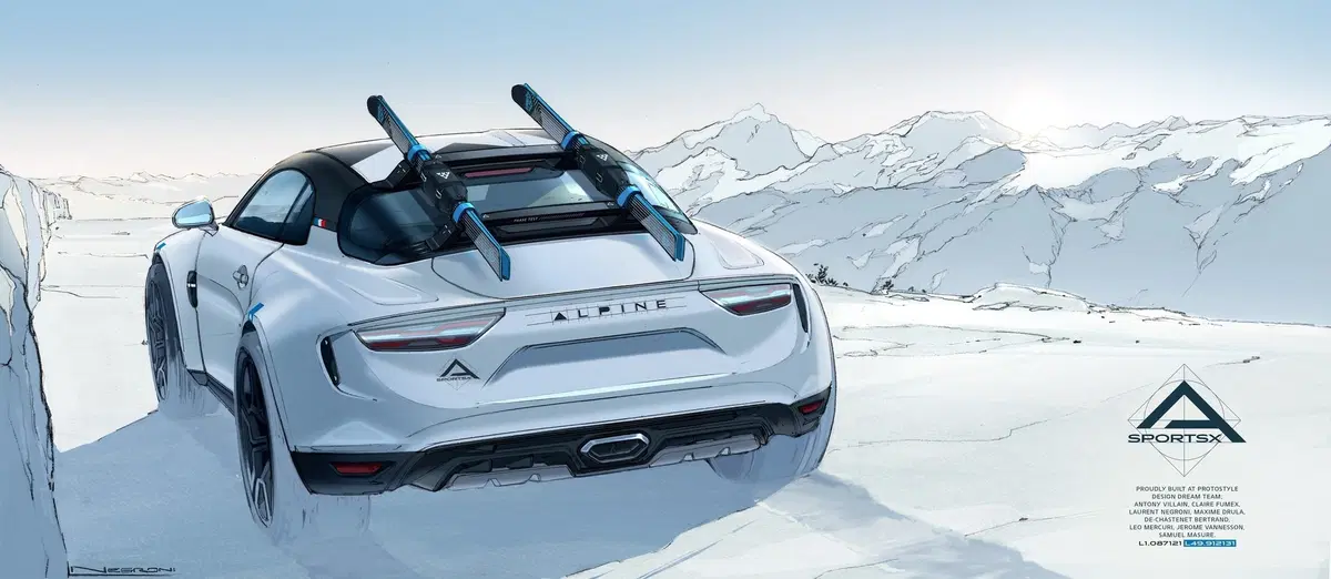Alpine A110 SportX: la one-off è una supercar o SUV? [Video] (4)