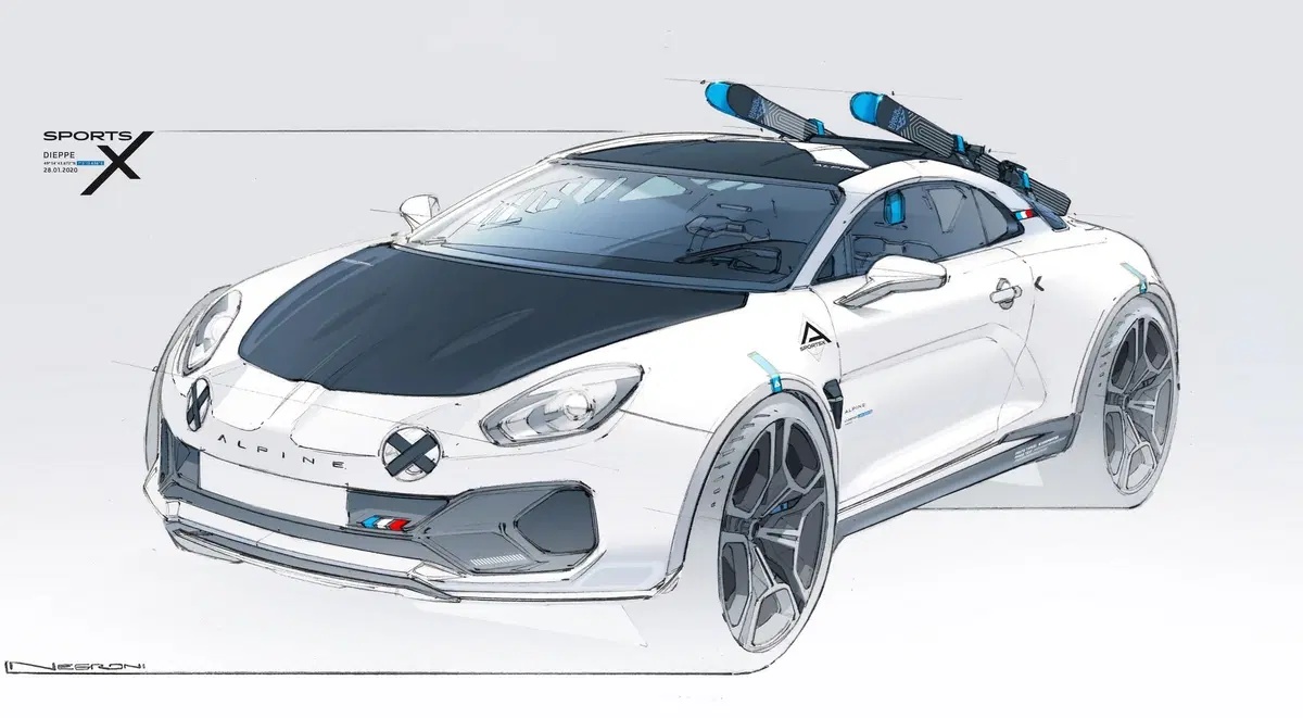 Alpine A110 SportX: la one-off è una supercar o SUV? [Video] (10)