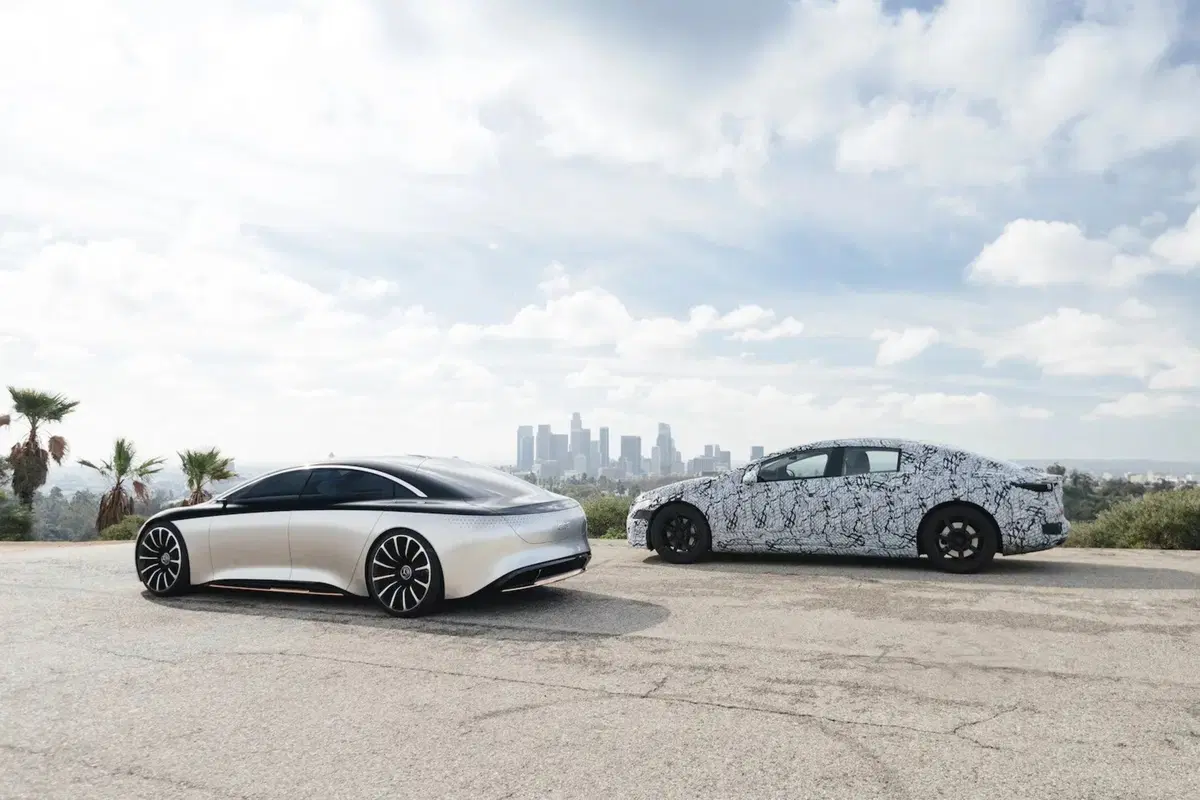 Mercedes EQS, le foto ufficiali del prototipo (3)