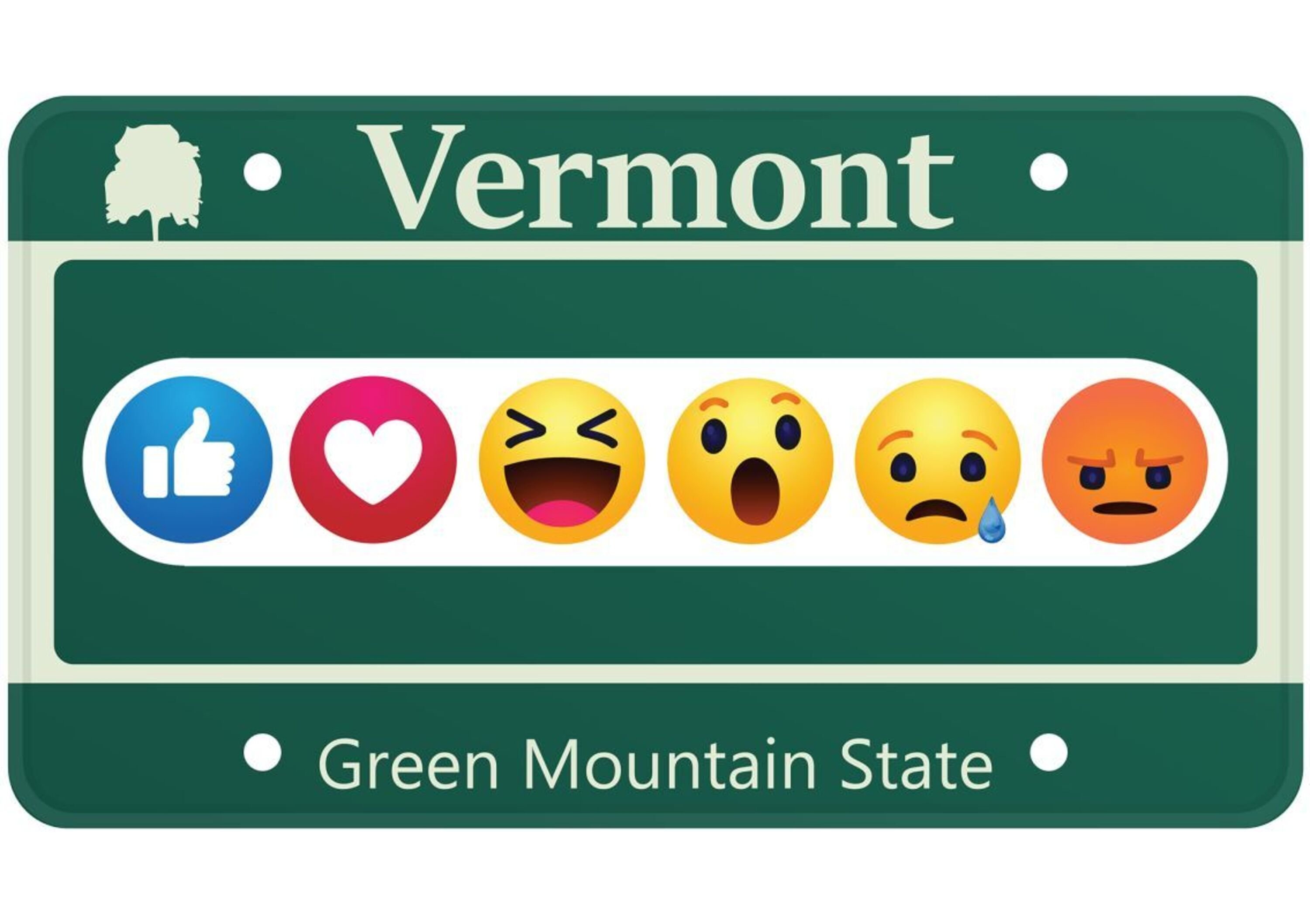 Targhe personalizzate: in Vermont arrivano le emoticon