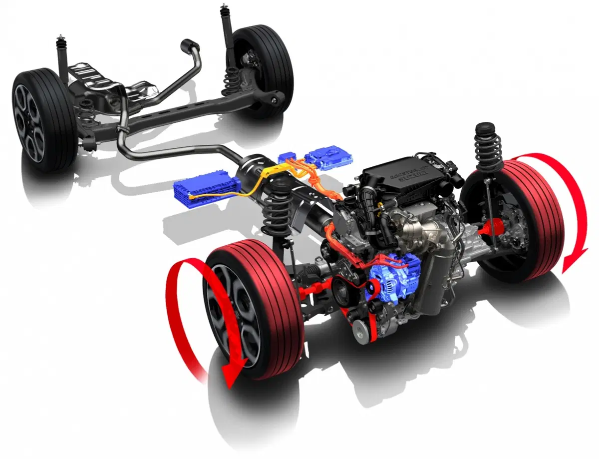 La Suzuki Swift Sport diventa ibrida: 130 CV e boost elettrico (4)