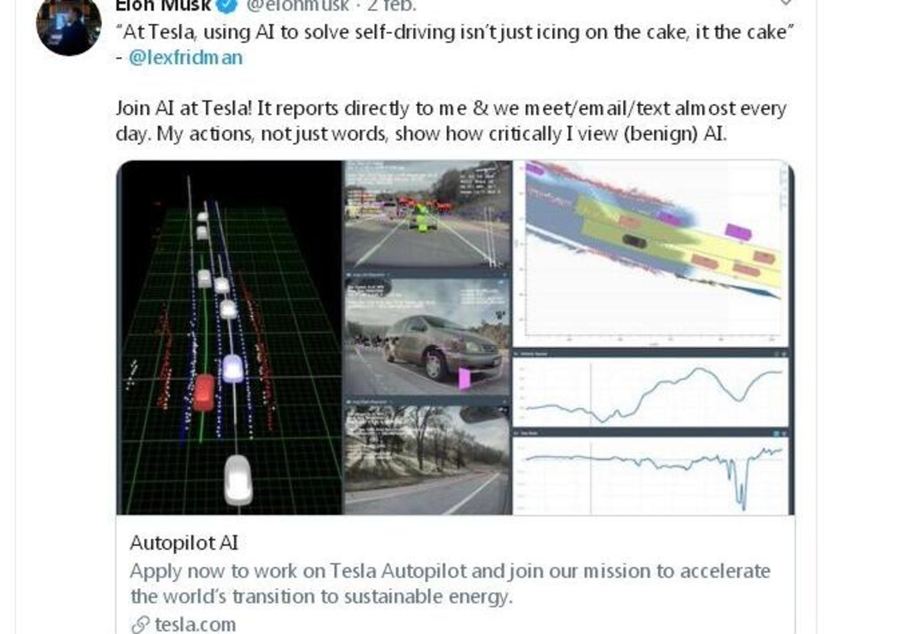 Recruiting Tesla, Posizioni aperte pensando all&rsquo;Europa: no titoli di studio, ma lavori eccezionali