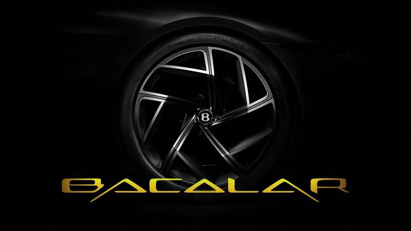 La prima foto teaser della Bentley Mulliner Bacalar