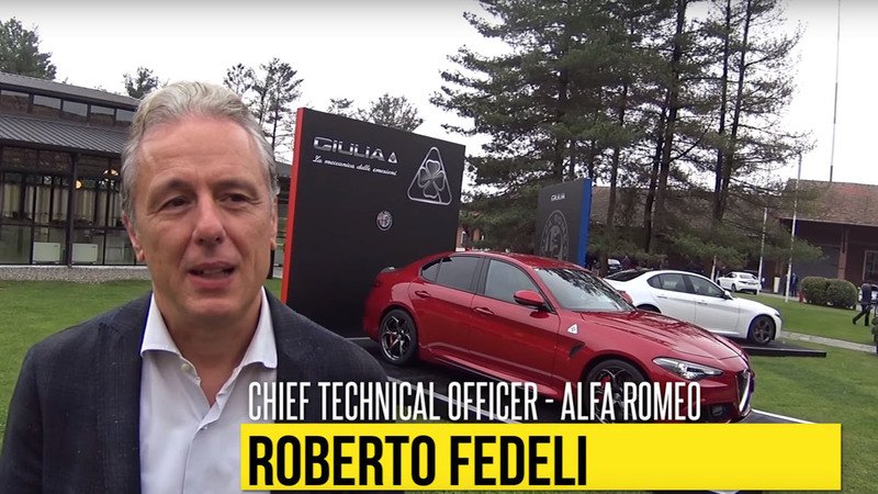 Roberto Fedeli, CTO Alfa Romeo: &ldquo;La Giulia &egrave; diversa dalle tedesche&rdquo;