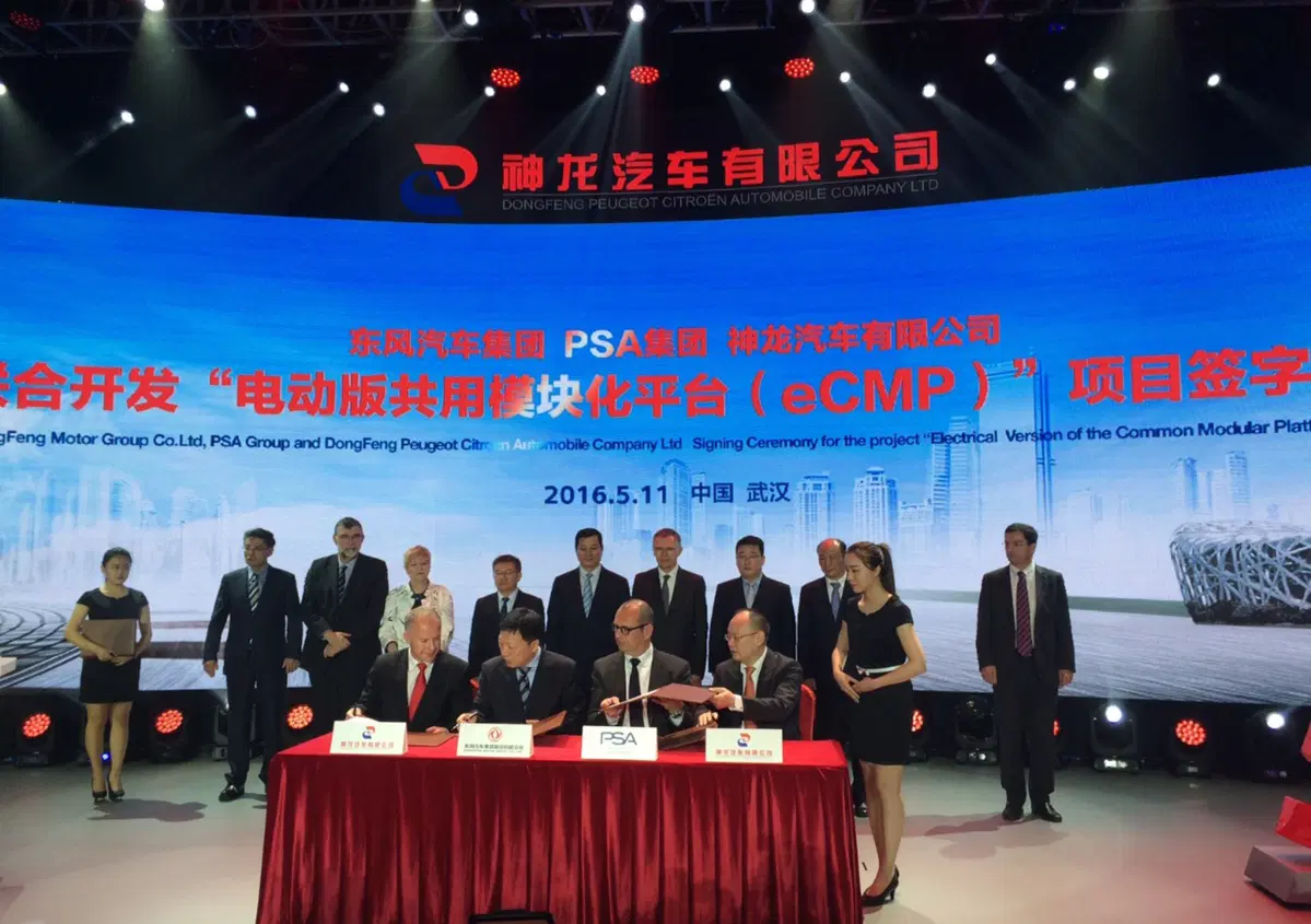 Psa e Dongfeng insieme per l'auto elettrica