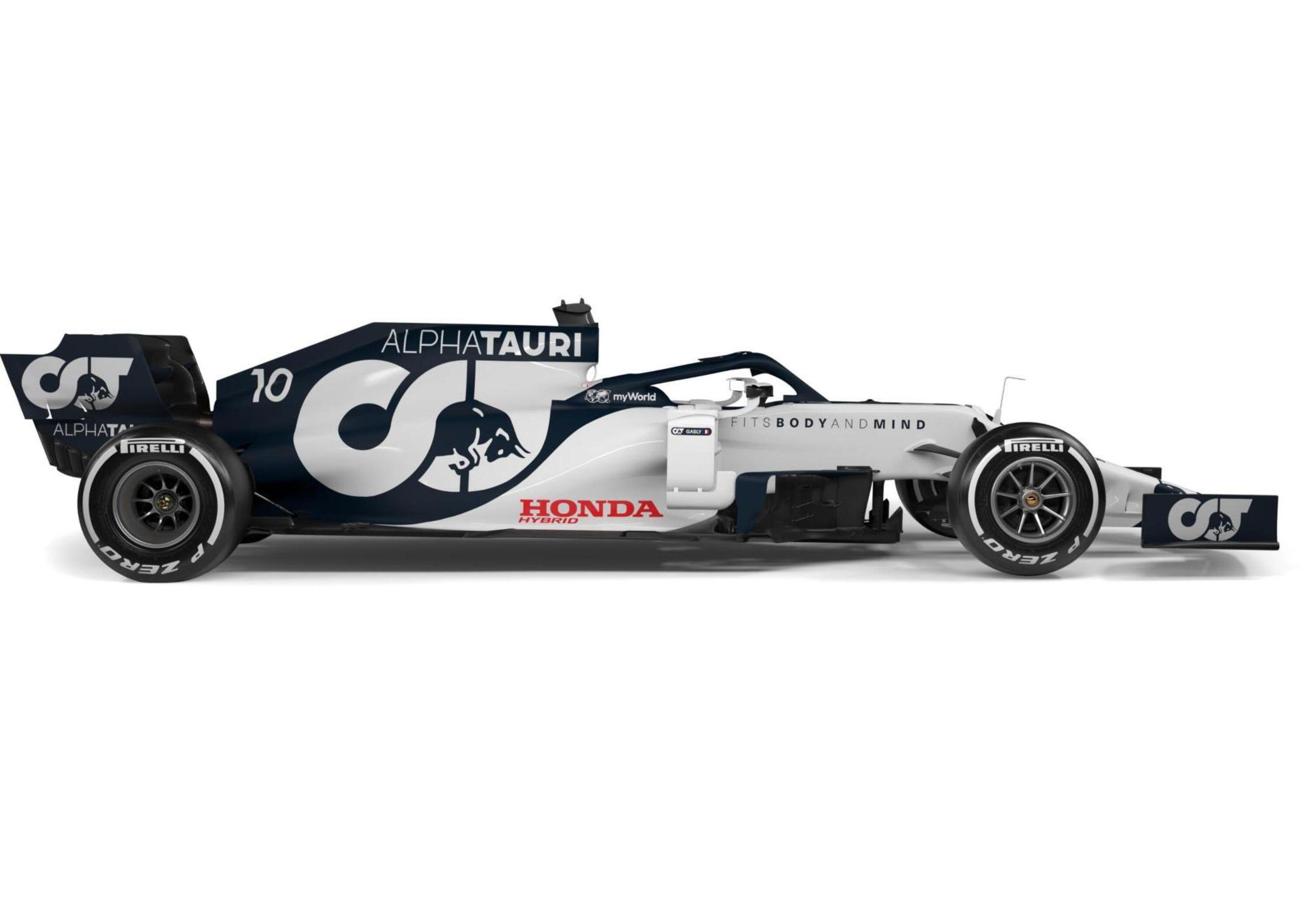 Formula 1 2020: ecco l&#039;Alpha Tauri, erede della Toro Rosso