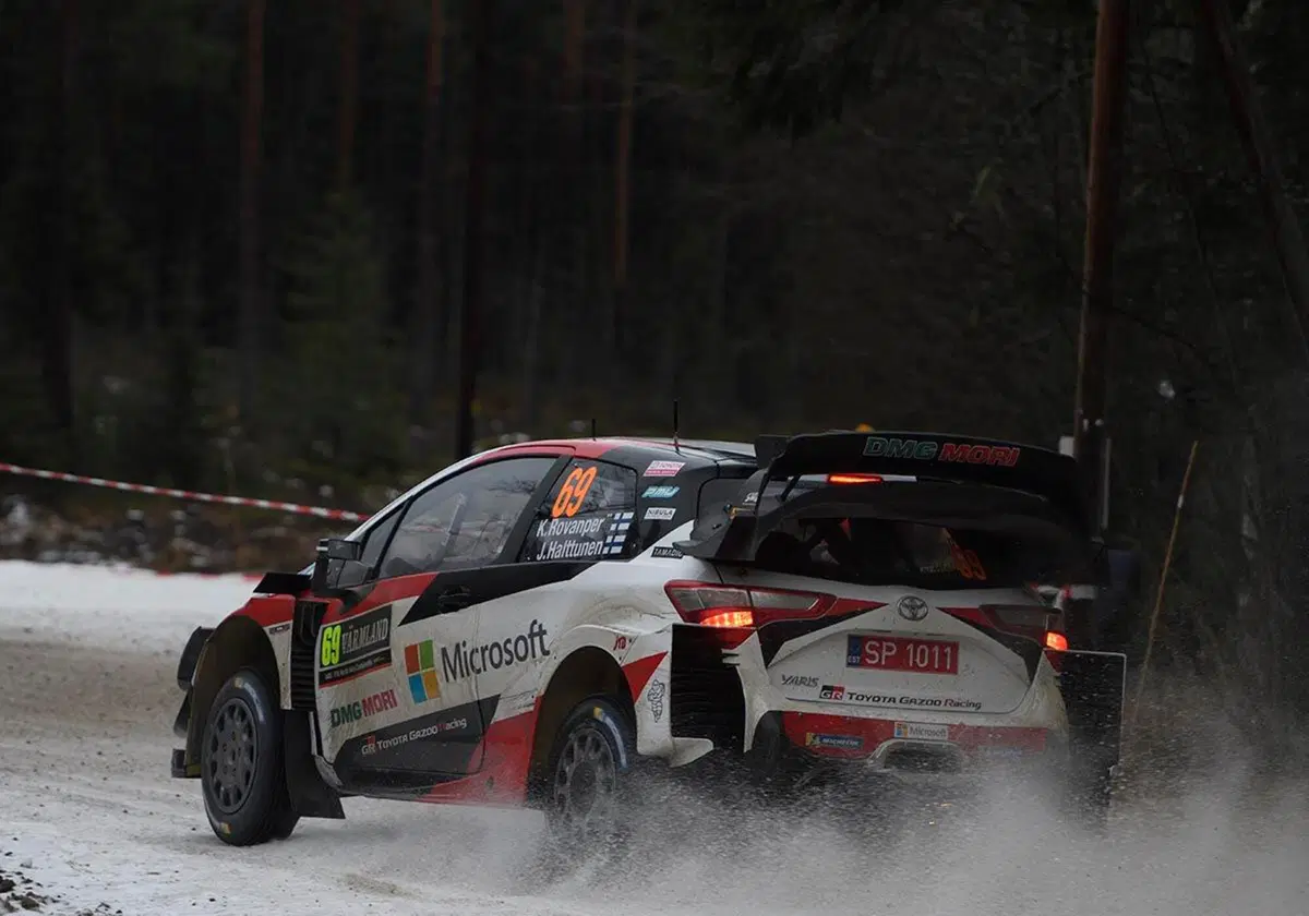 WRC 2020. Rally Svezia. Eccezionali Elfyn Evans, Kalle Rovanpera, Toyota (8)