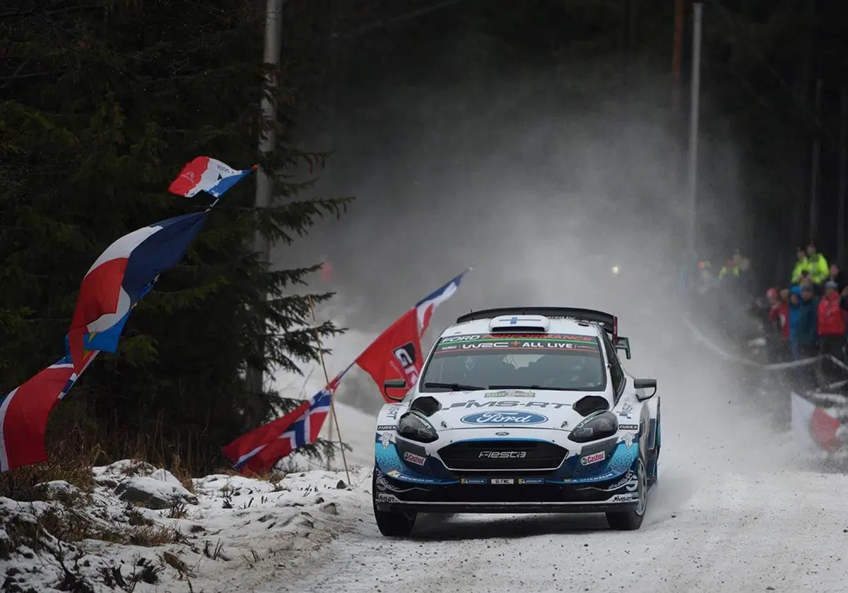 WRC 2020. Rally Svezia. Eccezionali Elfyn Evans, Kalle Rovanpera, Toyota (4)