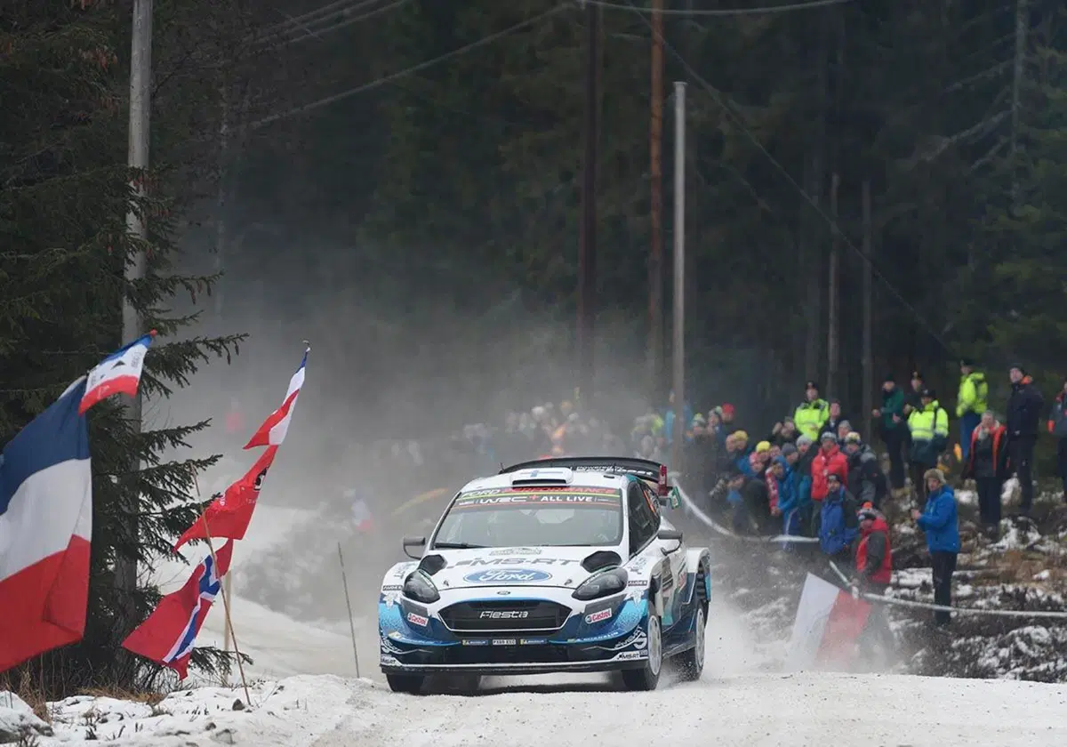 WRC 2020. Rally Svezia. Eccezionali Elfyn Evans, Kalle Rovanpera, Toyota (5)