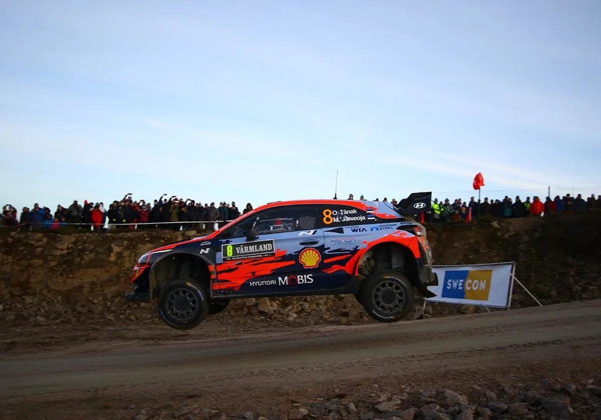 WRC 2020. Rally Svezia. Eccezionali Elfyn Evans, Kalle Rovanpera, Toyota (9)