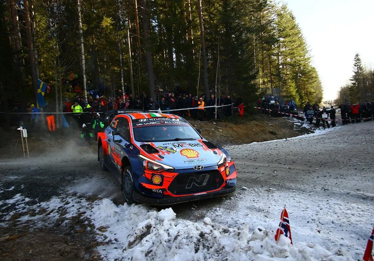 WRC 2020. Rally Svezia. Eccezionali Elfyn Evans, Kalle Rovanpera, Toyota (11)