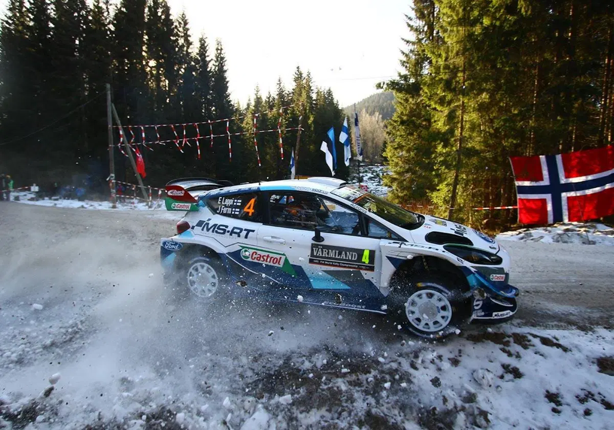 WRC 2020. Rally Svezia. Eccezionali Elfyn Evans, Kalle Rovanpera, Toyota (14)