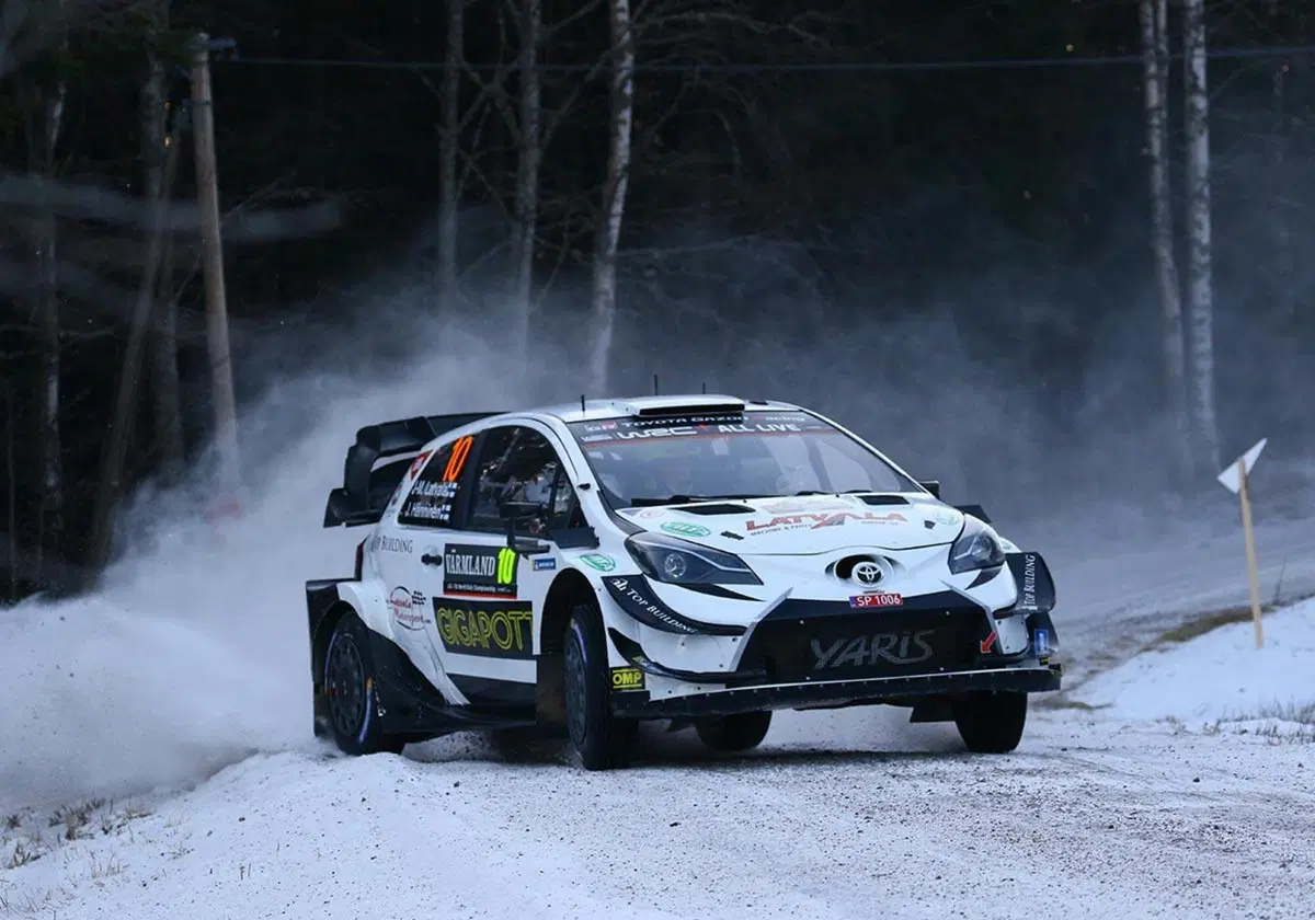 WRC 2020. Rally Svezia. Eccezionali Elfyn Evans, Kalle Rovanpera, Toyota (15)
