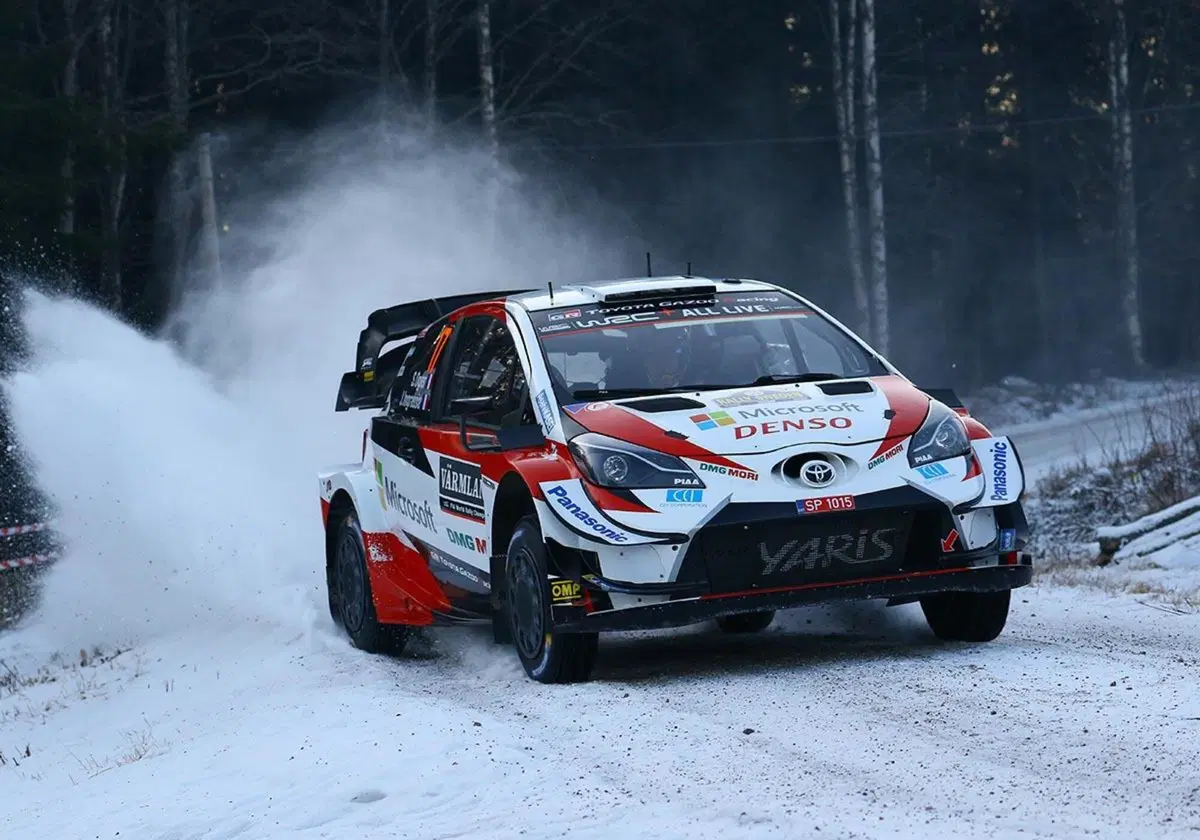 WRC 2020. Rally Svezia. Eccezionali Elfyn Evans, Kalle Rovanpera, Toyota (16)