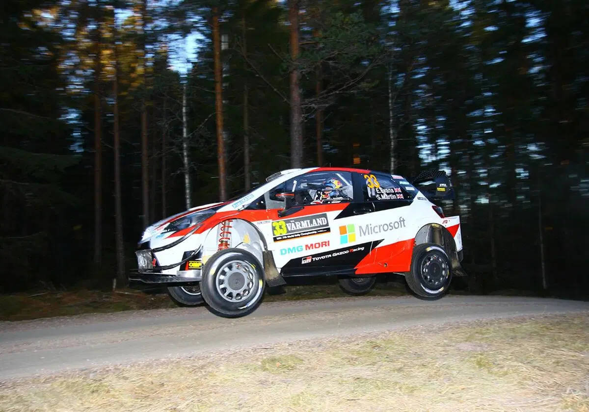 WRC 2020. Rally Svezia. Eccezionali Elfyn Evans, Kalle Rovanpera, Toyota (19)