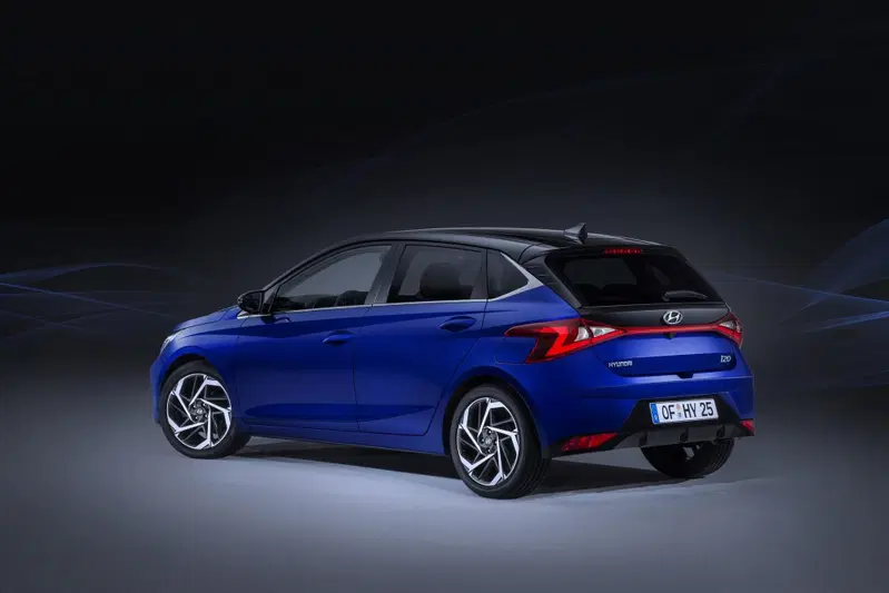 Il posteriore della nuova Hyundai i20