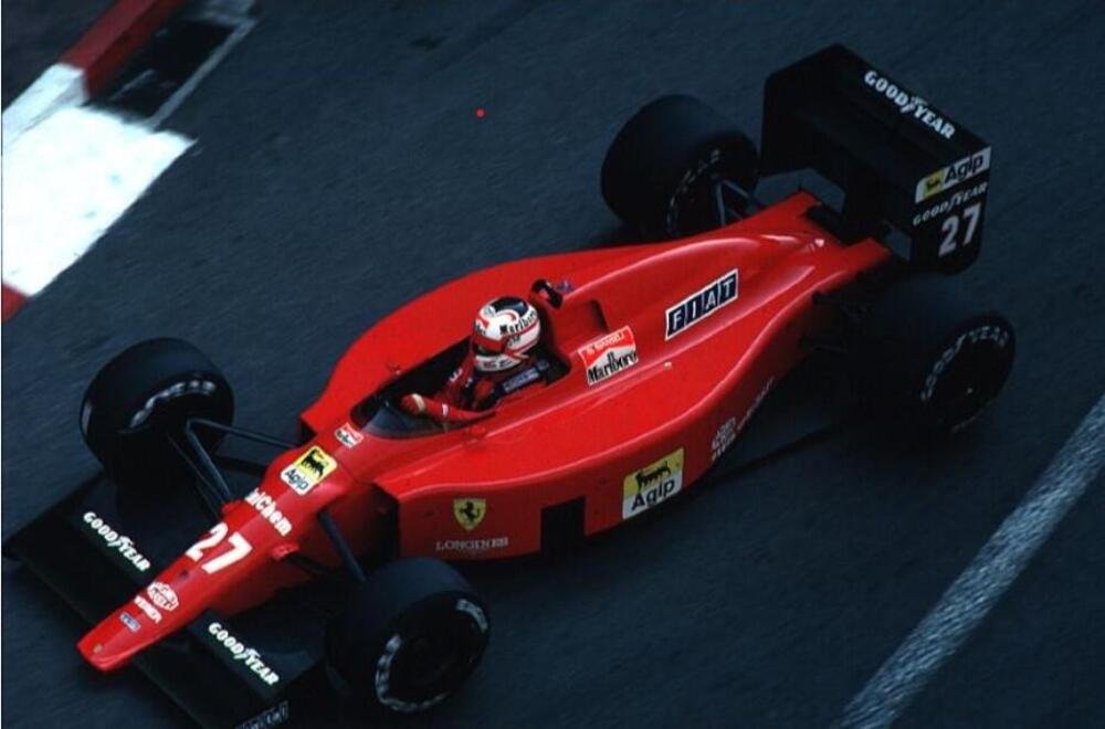 Mansell sulla Ferrari 639, Montecarlo 1989