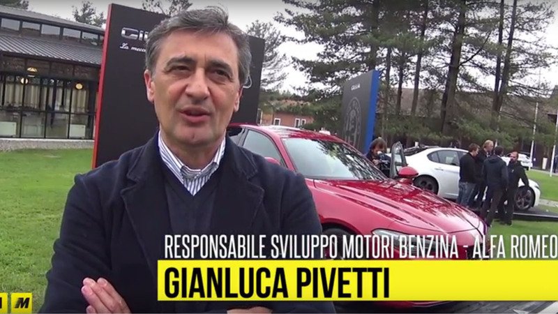 Gianluca Pivetti, responsabile sviluppo motori Alfa Romeo: &ldquo;V6 Giulia fiore all&#039;occhiello&rdquo; [Video]