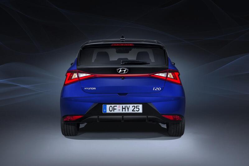 Il posteriore della nuova Hyundai i20