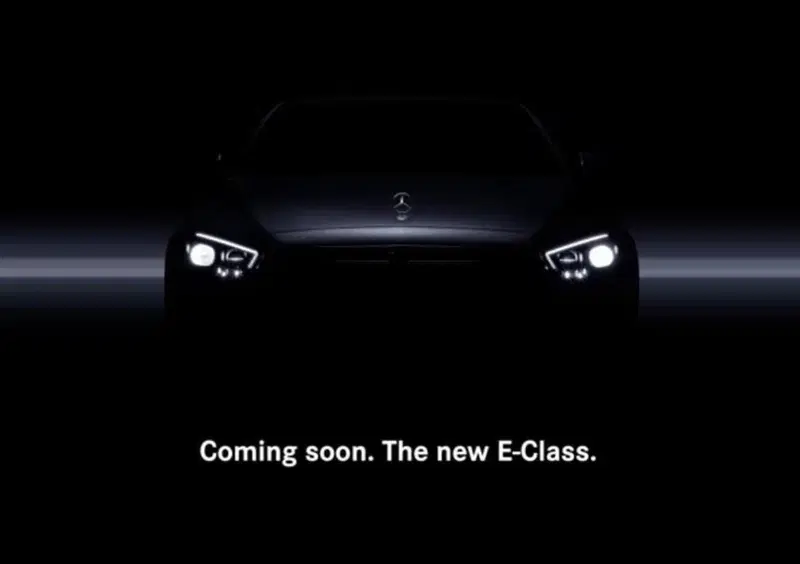 Mercedes Classe E restyling, diffuso un teaser