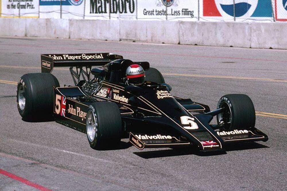 Mario Andretti nel 1978, anno in cui si laure&ograve; campione del mondo di Formula 1