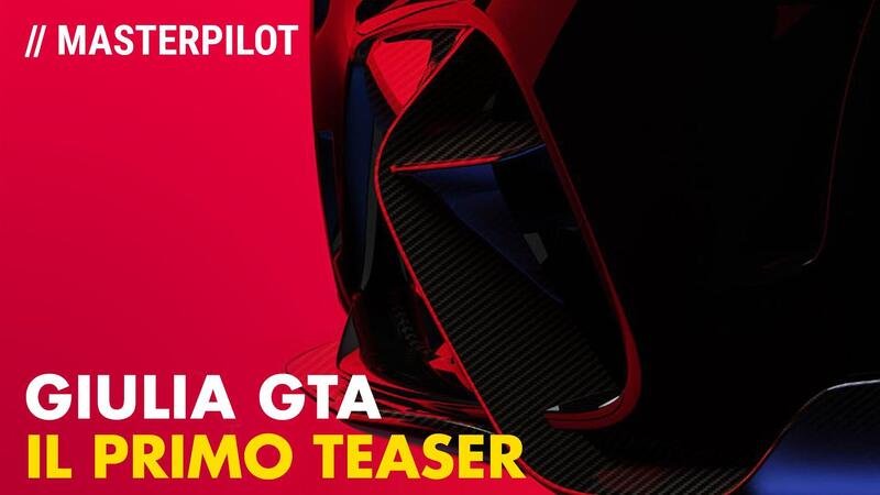 Alfa Romeo Giulia GTA, il primo teaser ufficiale. Presentazione 2 marzo ore 16.30