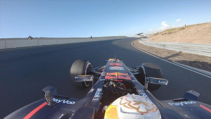 Formula 1, Verstappen prova la pista di Zandvoort [Video]
