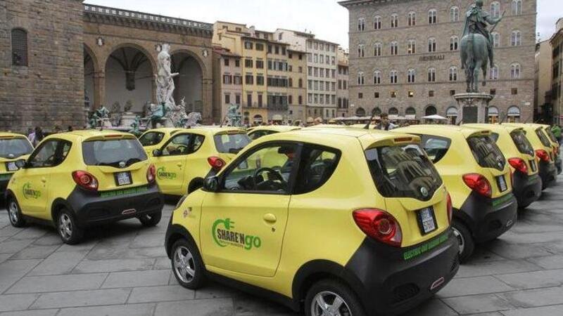 Share&#039;ngo, servizio di car sharing sospeso a Firenze