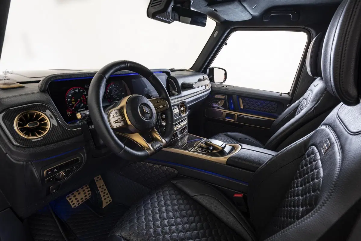 Brabus Mercedes G 63 AMG Black And Gold Edition: non solo estetica (4)