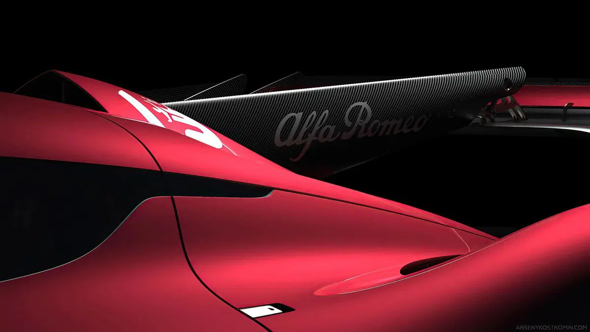 Alfa Romeo 8C-R Tazio: il rendering della hypercar endurance fa sognare (13)