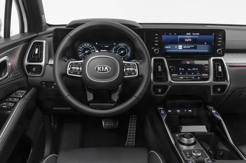 Gli interni della Kia Sorento 2020