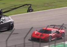 Ferrari P80/C: la one off in azione al Mugello per delle riprese