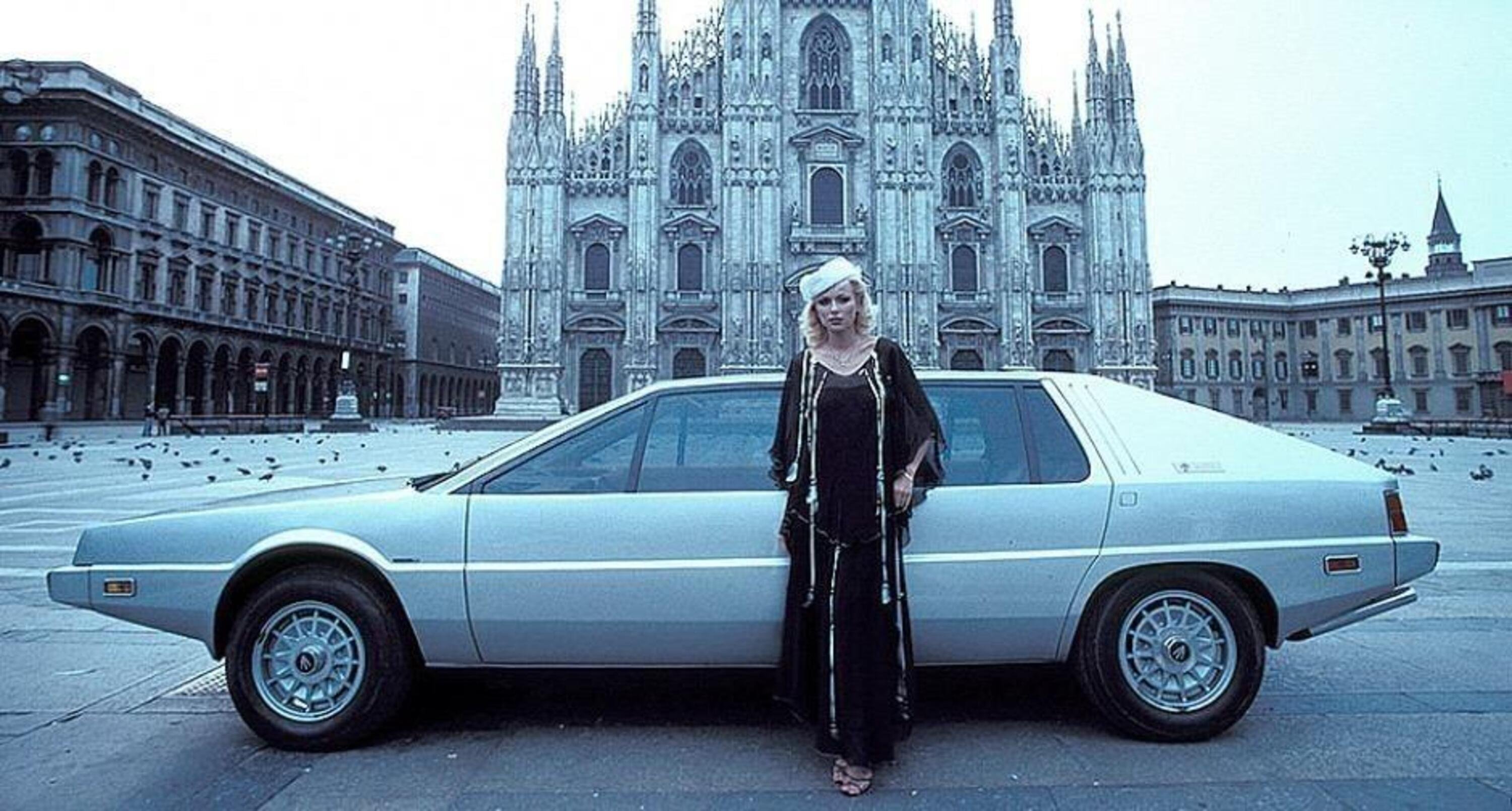 Medici Maserati, Milano 70s: la bella bionda e la bella di Giugiaro [V8 5.0 6 posti]