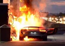 Porsche 918 Spyder a fuoco (nel 2014): la F40 di Montecarlo è solo l'ultima