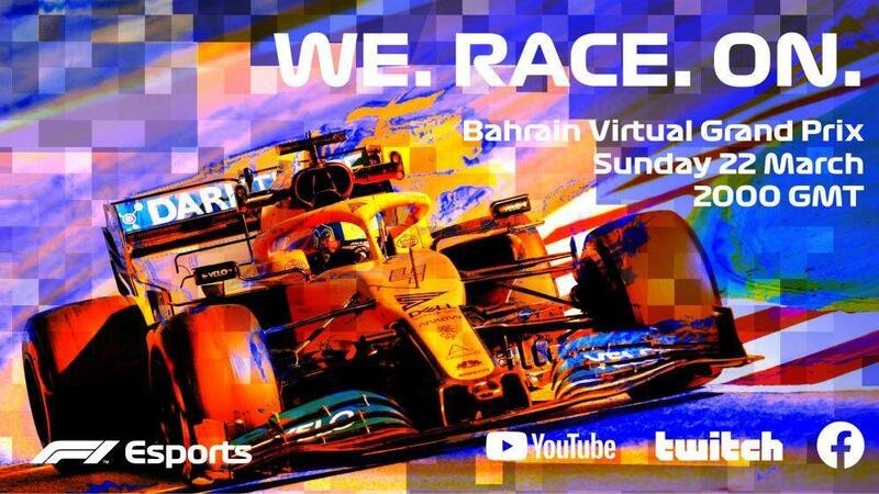 F1, eSports al posto dei GP rinviati: ecco la Virtual Grand Prix Series