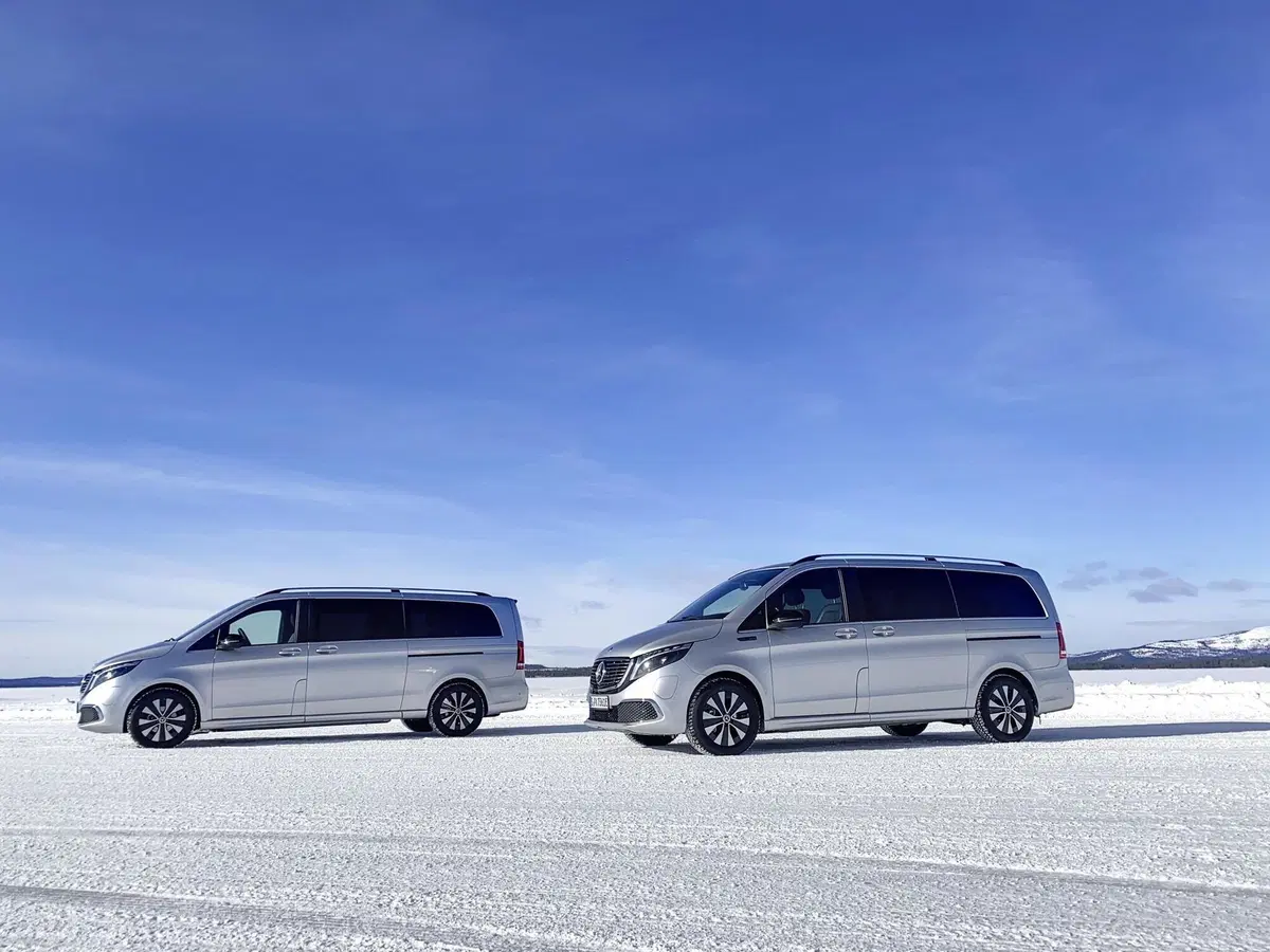 Mercedes EQV: ultimi test glaciali prima del lancio sul mercato (4)