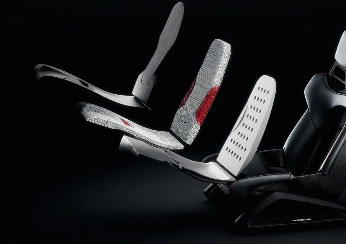 Porsche: stampa 3D per l'imbottitura dei sedili