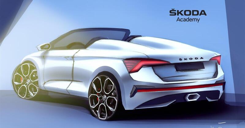 Skoda Scala spider: i primi bozzetti del concept