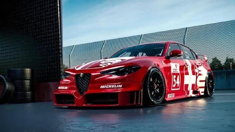 Alfa Romeo Giulia DTM: se fosse ispirata alla 155 V6 Ti... [Rendering]