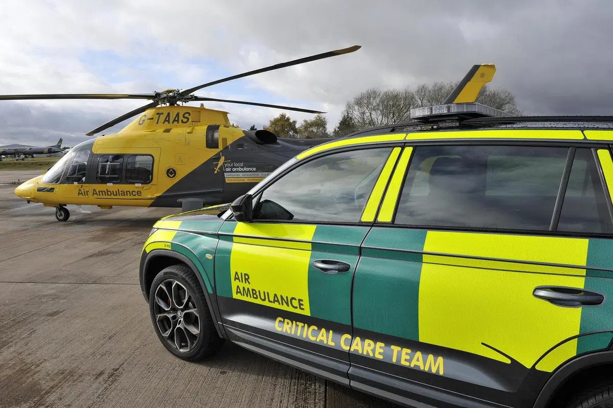Skoda Kodiaq RS: supporto all'eliambulanza in UK (4)