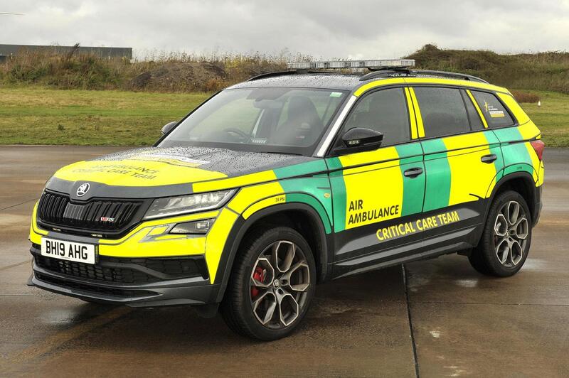 Skoda Kodiaq RS: supporto all&#039;eliambulanza in UK